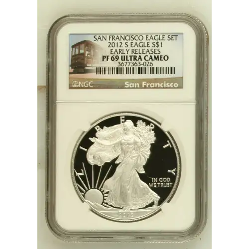 2012 S SAN FRANCISCO EAGLE SET EARLY RELEASES OFFICIAL US MINT SET ULTRA CAMEO (2)
