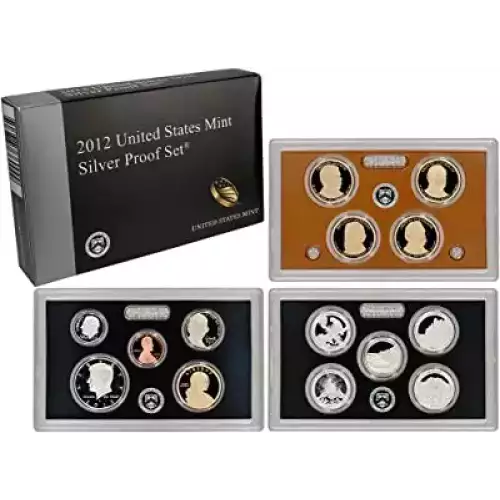 2012 Silver Proof Set - 14 Piece Silver ($6.91 FV) - Set