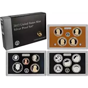 2012 Silver Proof Set - 14 Piece Silver ($6.91 FV) - Set
