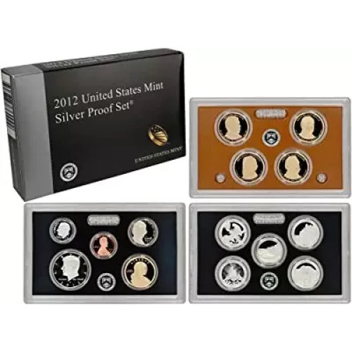 2012 Silver Proof Set - 14 Piece Silver ($6.91 FV) - Set