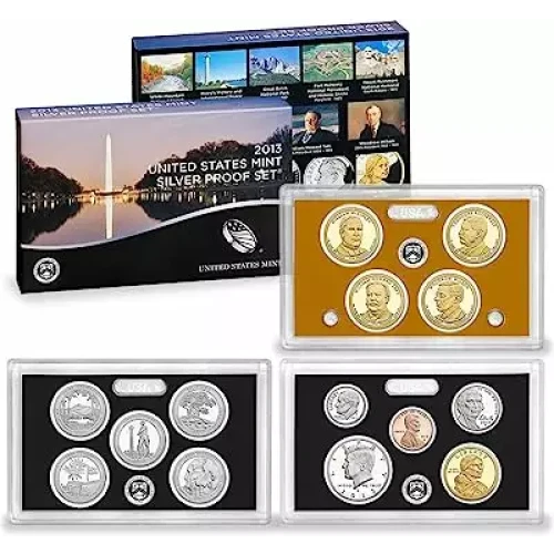 2013 Silver Proof Set - 14 Piece Silver ($6.91 FV) - Set