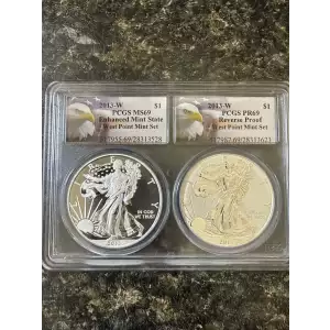 2013-W $1 Enhanced Silver Eagle West Point Mint Set