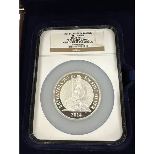 2014  5oz Britania 1 of 750 mintage