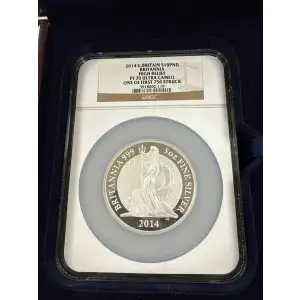2014  5oz Britania 1 of 750 mintage