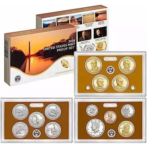 2014 Clad Proof Set - 14 Piece ($6.91 FV) - Set