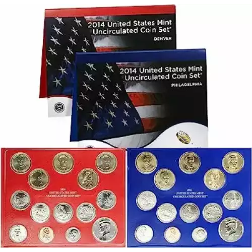 2014 Mint Set - 28 Piece P-D ($13.82 FV) - Set