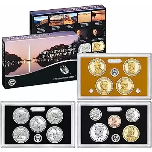 2014 Silver Proof Set - 14 Piece Silver ($6.91 FV) - Set