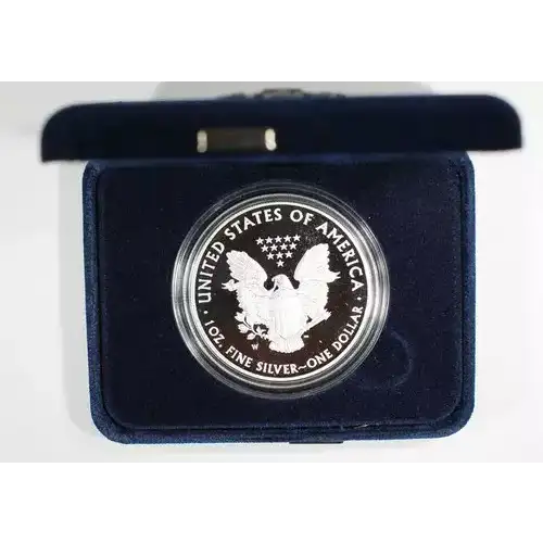 2014 W 1oz Silver Eagle  Proof - with Original Govt Packaging