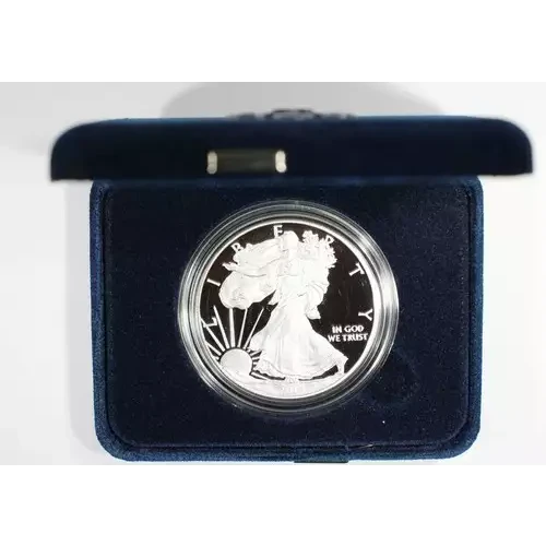 2014 W 1oz Silver Eagle  Proof - with Original Govt Packaging