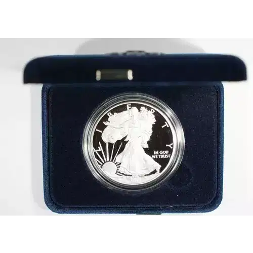 2014 W 1oz Silver Eagle  Proof - with Original Govt Packaging