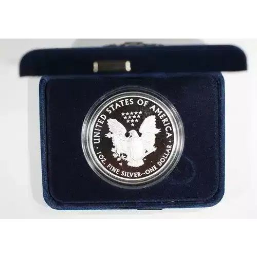 2014 W 1oz Silver Eagle  Proof - with Original Govt Packaging