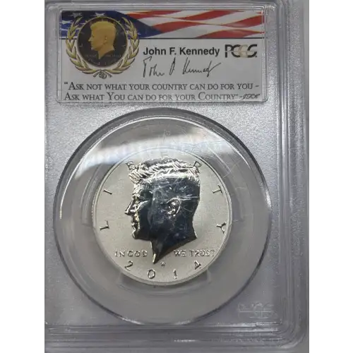 2014-W 50C Reverse Proof 50th Anniversary Set First Strike