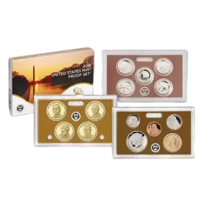 2015 Clad Proof Set: Complete 14-Coin Set, with Box and COA