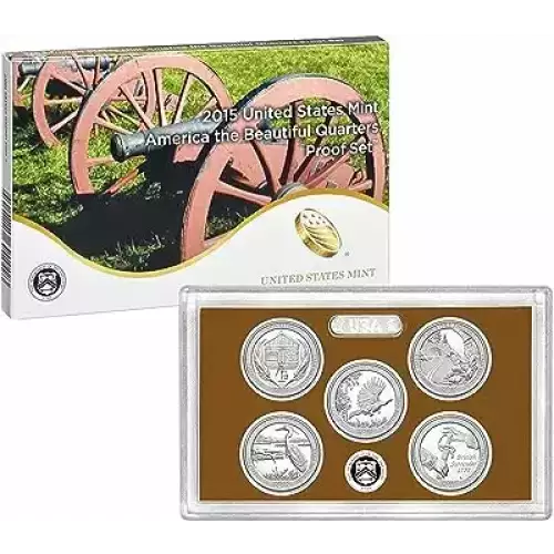 2015 Clad Quarter Proof  Set