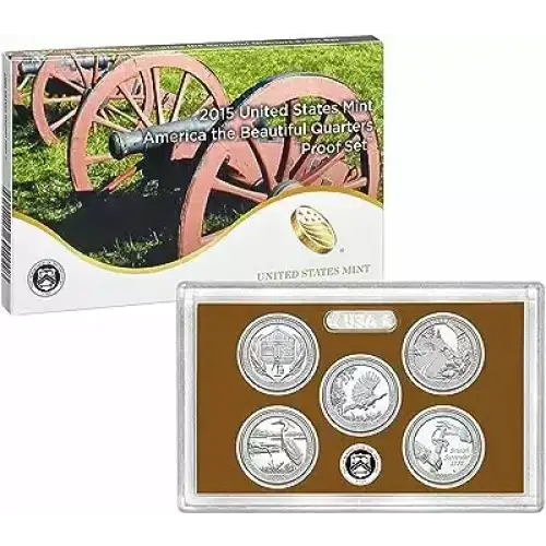 2015 Clad Quarter Proof  Set