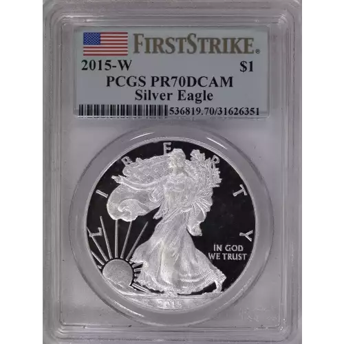 2015-W $1 Silver Eagle First Strike, DCAM