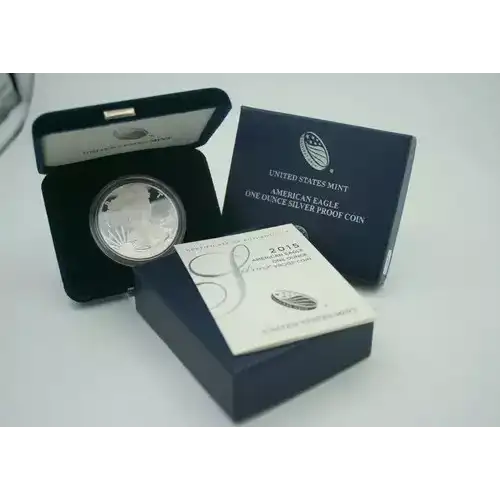 2015 W 1oz Silver Eagle  Proof - with Original Govt Packaging