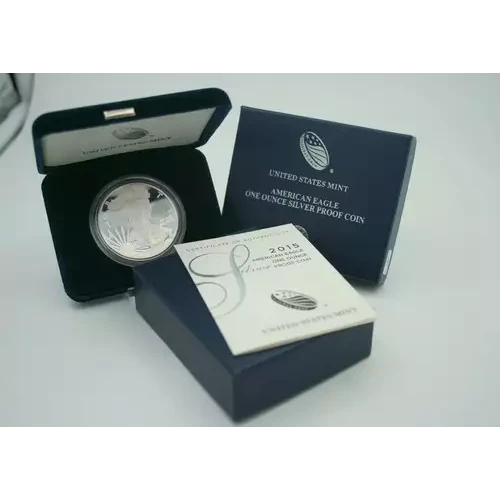 2015 W 1oz Silver Eagle  Proof - with Original Govt Packaging