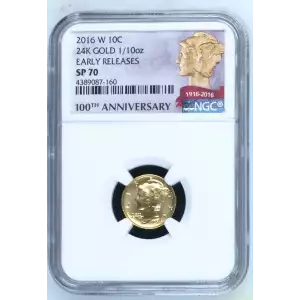 2016 24K GOLD 1/10oz EARLY RELEASES (2)