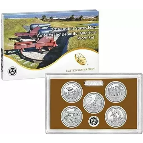 2016 Clad Quarter Proof Set