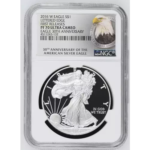 2016 W LETTERED EDGE FIRST RELEASES EAGLE 30TH ANNIVERSARY ULTRA CAMEO (2)
