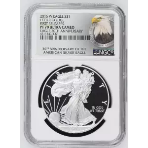 2016 W LETTERED EDGE FIRST RELEASES EAGLE 30TH ANNIVERSARY ULTRA CAMEO (2)