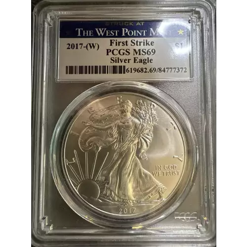 2017-(W) $1 Silver Eagle Struck at West Point First Strike