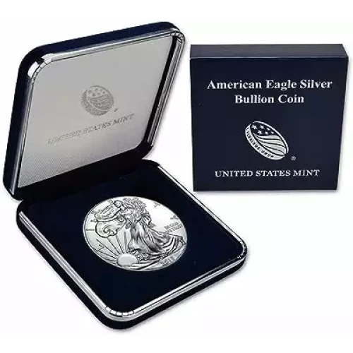 2018 Burnished Silver Eagle   (2)
