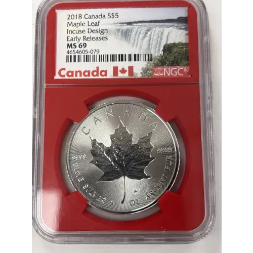 2018 Maple Leaf Incuse Design - ER