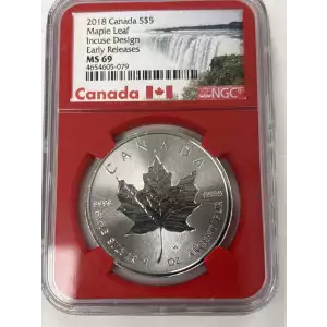 2018 Maple Leaf Incuse Design - ER