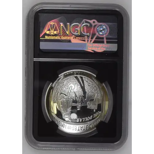 2019 Apollo 11 50th Anniv. Early Releases First .999 Silver Commem. ULTRA CAMEO (3)