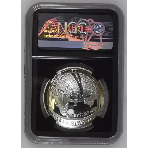 2019 Apollo 11 50th Anniv. Early Releases First .999 Silver Commem. ULTRA CAMEO (3)