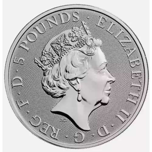 2019 Britain 1 oz Silver Queen's Beasts The Yale of Beaufort [DUPLICATE for #305514]