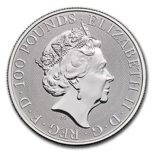 2019 Great Britain 1 oz Platinum Queen's Beasts The Bull (2)