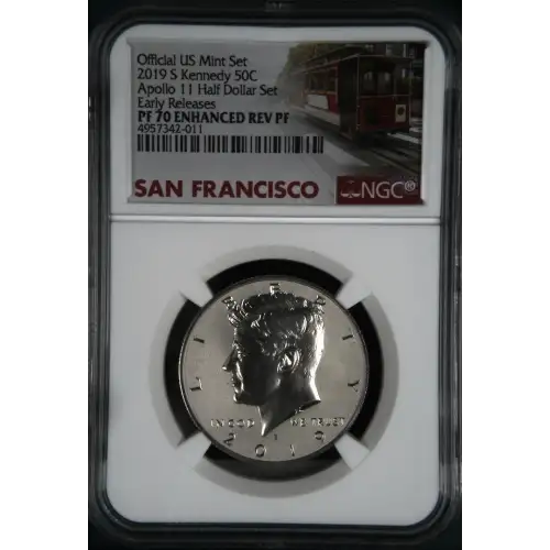 2019 S Apollo 11 Half Dollar Set Early Releases Official US Mint Set (2)