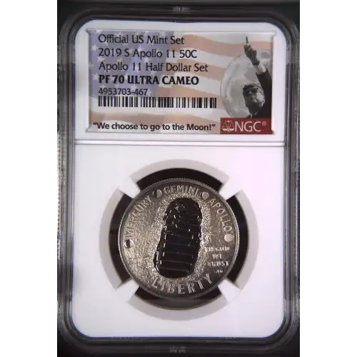 2019 S Apollo 11 Half Dollar Set Official US Mint Set ULTRA CAMEO (2)