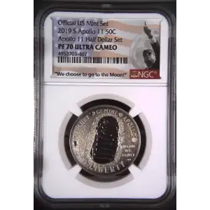 2019 S Apollo 11 Half Dollar Set Official US Mint Set ULTRA CAMEO (2)