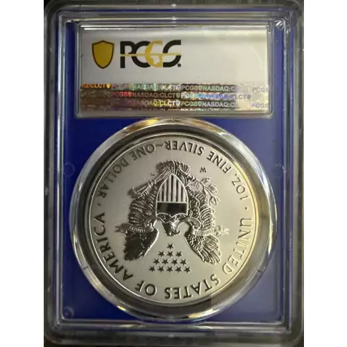 2019-W $1 Silver Eagle Enhanced Rev PR Pride of Two Nations, U.S. Set First Day of Issue (2)