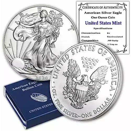 2020 Burnished Silver Eagle Dollar (2)