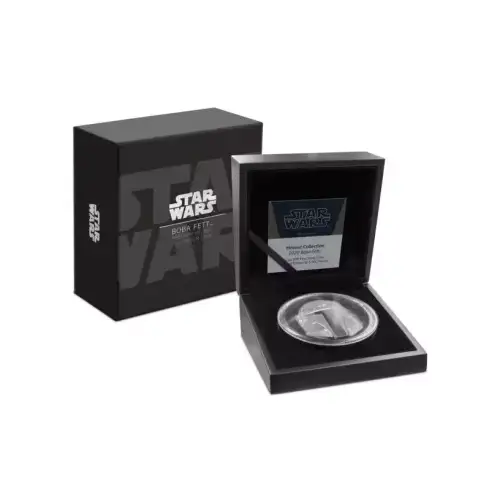 2020 Star Wars Boba Fett Helmet Collection 
2 oz 999 Fine Silver Coin (3)