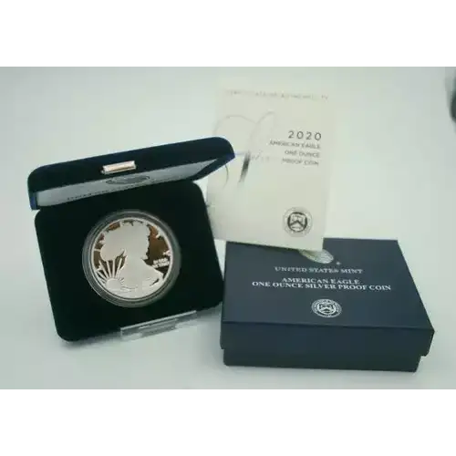 2020 W 1oz Silver Eagle  Proof - with Original Govt Packaging