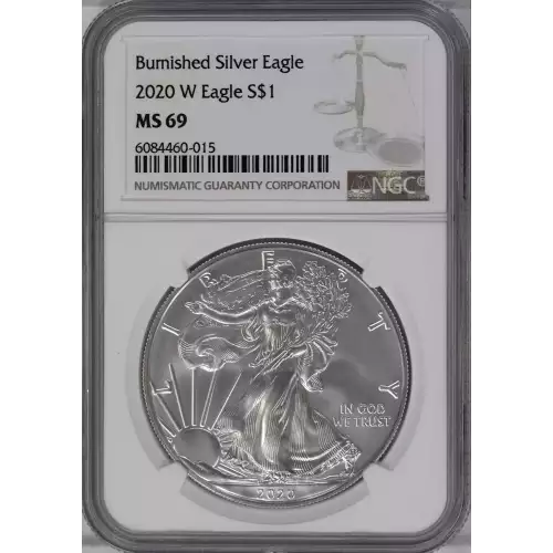 2020 W Burnished Silver Eagle 