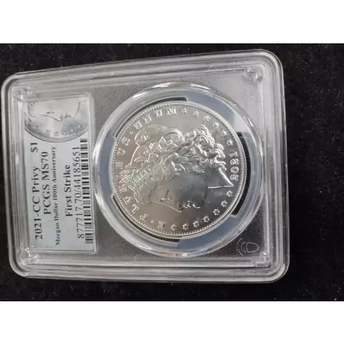 2021-CC Privy $1 Morgan Dollar 100th Anniversary First Strike