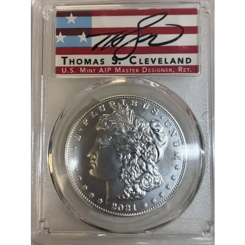 2021-D $1 Morgan Dollar 100th Anniversary Advanced Release Cleveland Americana (2)
