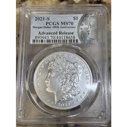 2021-S $1 Morgan Dollar 100th Anniversary Advanced Release