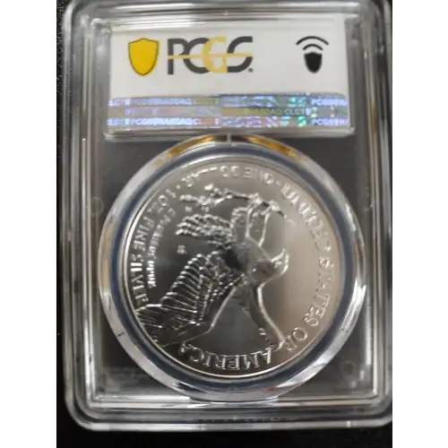 2021-W $1 Burnished Silver Eagle-Type 2 First Day of Issue