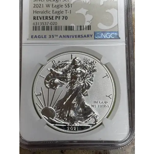 2021 W Heraldic Eagle T-1 Silver Design Set (2)