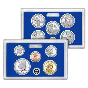 2022 Proof Set: Complete 10-Coin Set in Original Packaging with COA