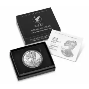2022 S 1oz Silver Eagle  Proof - with Original Govt Packaging (2)
