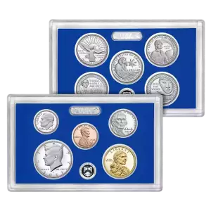 2022 Silver Proof Set: Complete 10-Coin Set in Original Packaging with COA